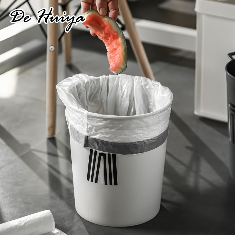 DEHUIYA ถังขยะถังขยะถังขยะความจุถังขยะ คงทน ปลอดภัย น้ำหนักเบา ใช้งานได้ ULT23C0BKD 49Z241205 ราคา 89 บาท*ส่งฟรี