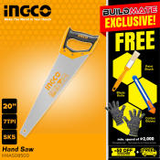 Ingco Hand Saw 20 inch 7TPI HHAS08500 •BUILDMATE• Iht