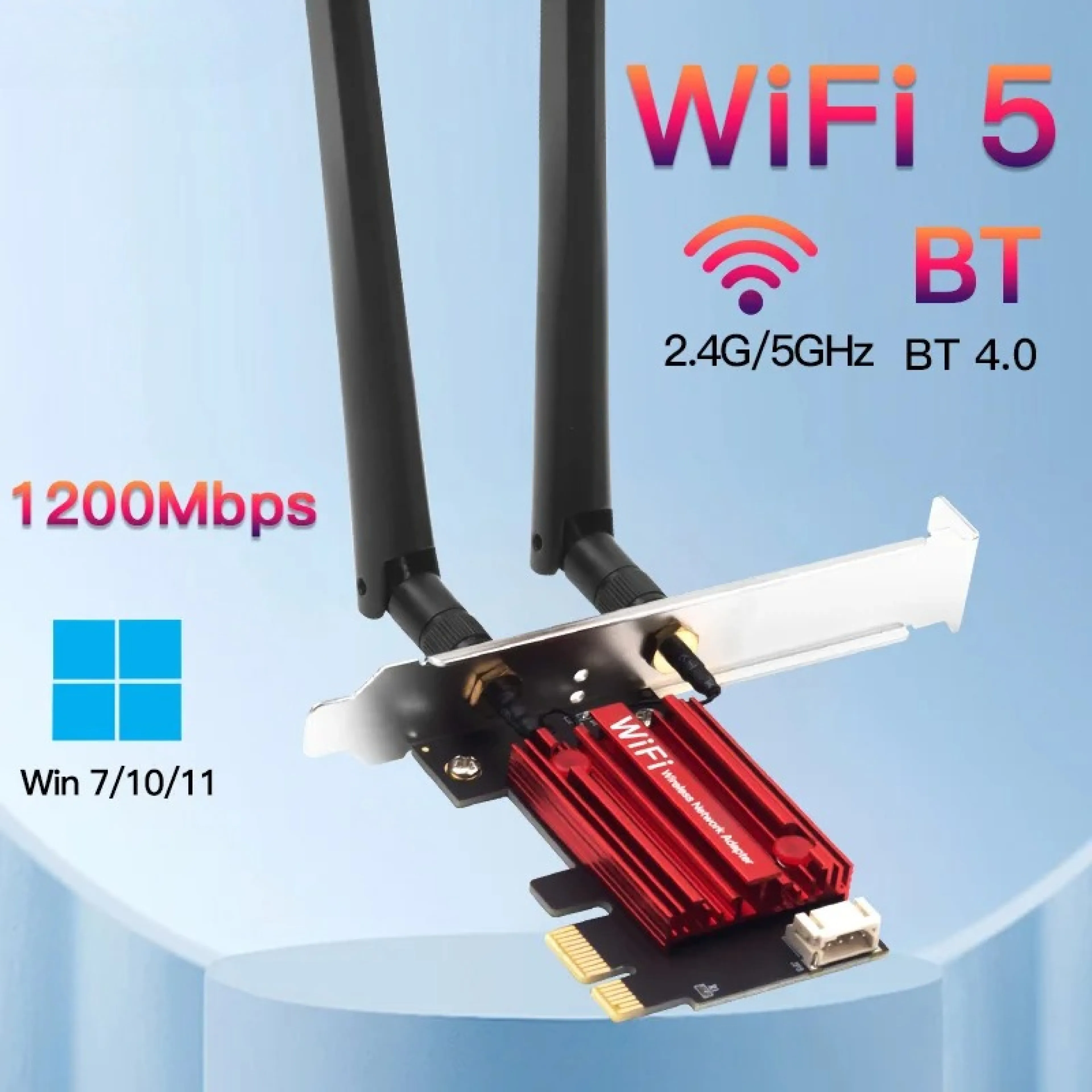 MOXA CP-114UL 4-Port RS-232/422/485 Universal PCI Serial Board Low-Profile Industrial Communication Card