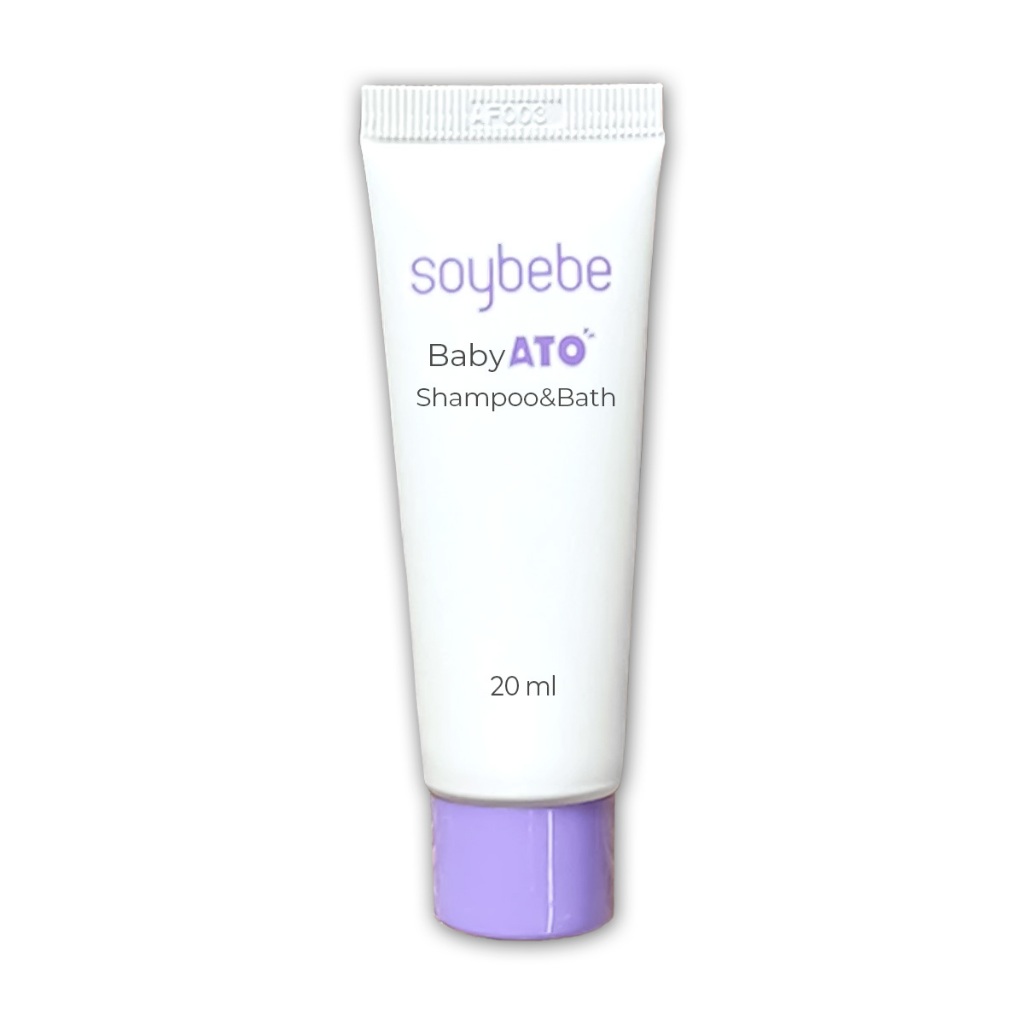 [2in1]Sữa Tắm Gội Dưỡng Ẩm Thuần Chay Soybebe Ato Baby Shampoo & Bath Dành Cho Da Nhạy Cảm