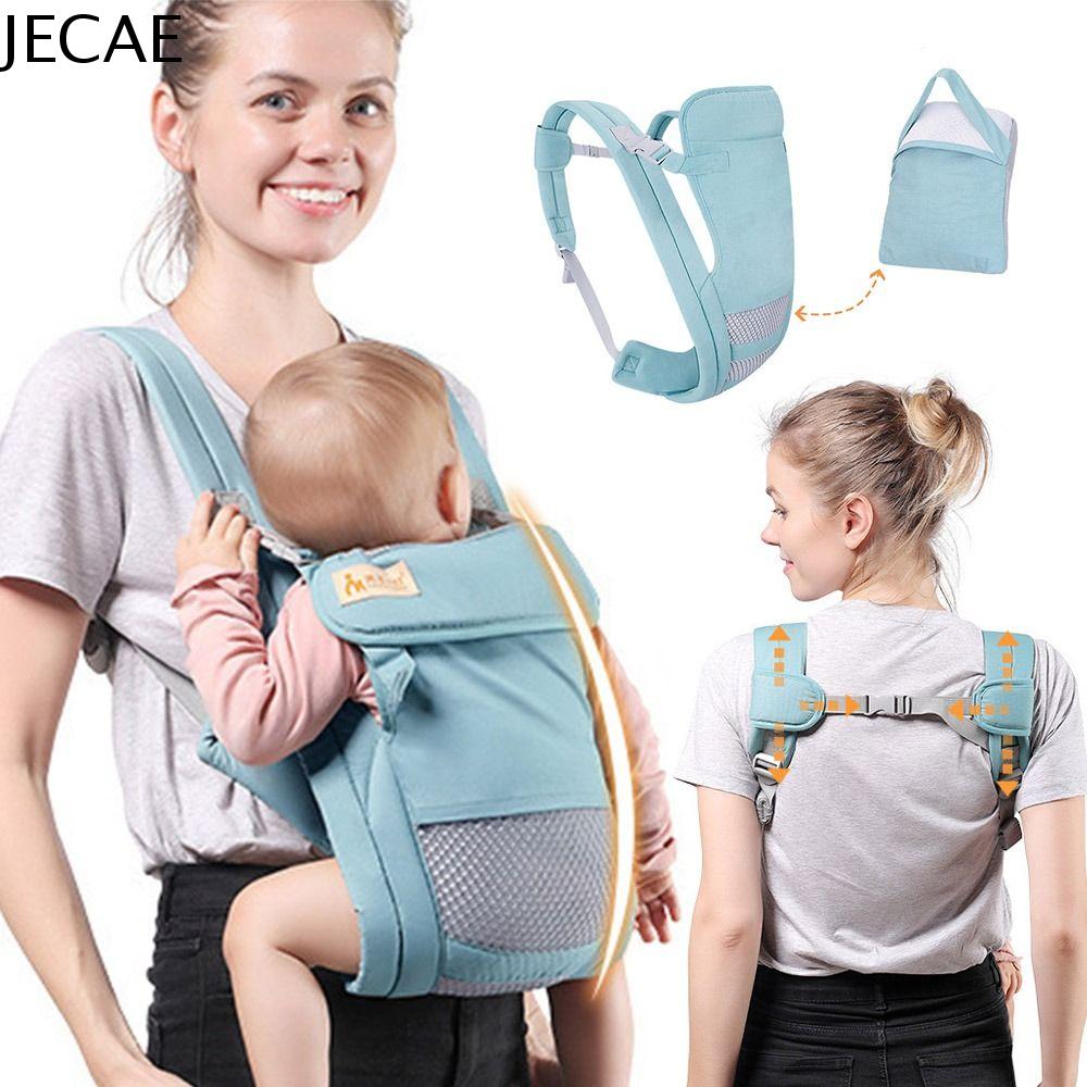 JECAE Có thể điều chỉnh Địu em bé công thái học Có thể gập lại An toàn Địu ngồi hông cho trẻ sơ sinh Mới Thoáng khí Địu quấn trẻ sơ sinh Ba lô