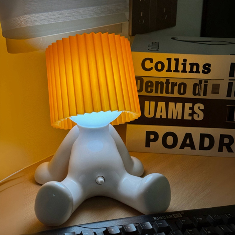 【diliusso】 A Little Shy Man Lamp Modest Mike Naughty Night Lamp Shy Boy Night Light White Gifts for AdultsBoy Desk Lamp
