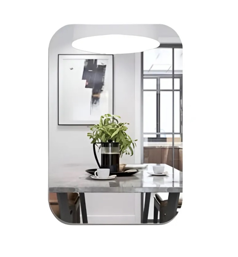 Mirror wall stickers, self-adhesive wall mirror stickers, flexible self-adhesive non-glass mirror stickers, oval-shaped mirror sheets ,Mirror For Decoration Square