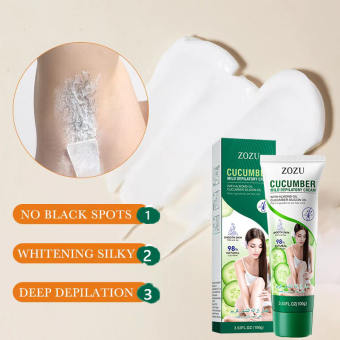 Kem Tẩy Lông 100g TẶNG Serum Triệt Lông Vĩnh Viễn , Triệt Lông Nách, Triệt Lông Vùng Kín, Triệt Lông Bikini, Triệt Lông Chân Tay Cơ thể An Toàn Tại Nhà, Wax lông Nhanh, Không Đau Rát