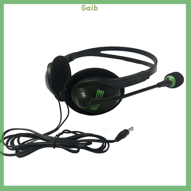 Gaib 3.5mm Wired Headphones Universal Headset With Microphone Noise Cancelling Earphone For Laptop C