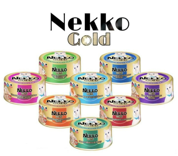 Pate nekko cho mèo lon 85g - pate nekko từ thịt cá thật dạng lon