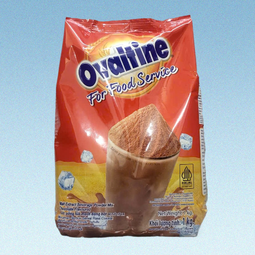 TÚI ĐỎ OVALTINE 1 Kg -- BỘT THỨC UỐNG LÚA MẠCH VỊ SÔ CÔ LA / THÁI LAN / Malt Extract Beverage Powder Mix Chocolate (HALA