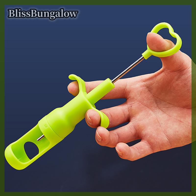 BlissBungalow Ngày Đỏ Pit Remover Trái Cây Của Nhãn Hiệu Ống Tiêm Hình Dạng Trái Cây Pitter Tiện Ích Nhà Bếp Với Tự Động Phục Hồi Lõi Remover Ramadan Hiện Nay