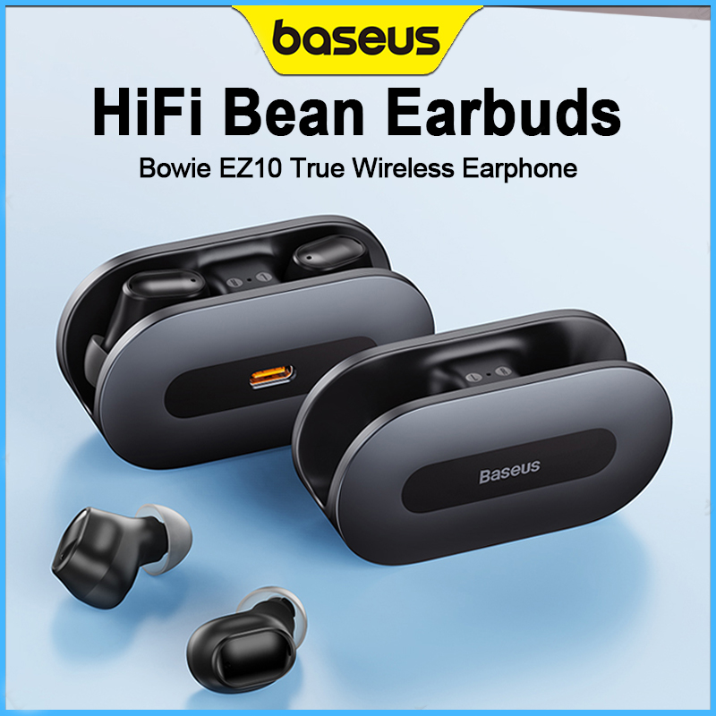 Baseus ez10 Tai nghe không dây thật bluetooth 5.3 Tai nghe không dây tai nghe thể thao điều khiển bằng cảm ứng Tai nghe không dây hoàn toàn