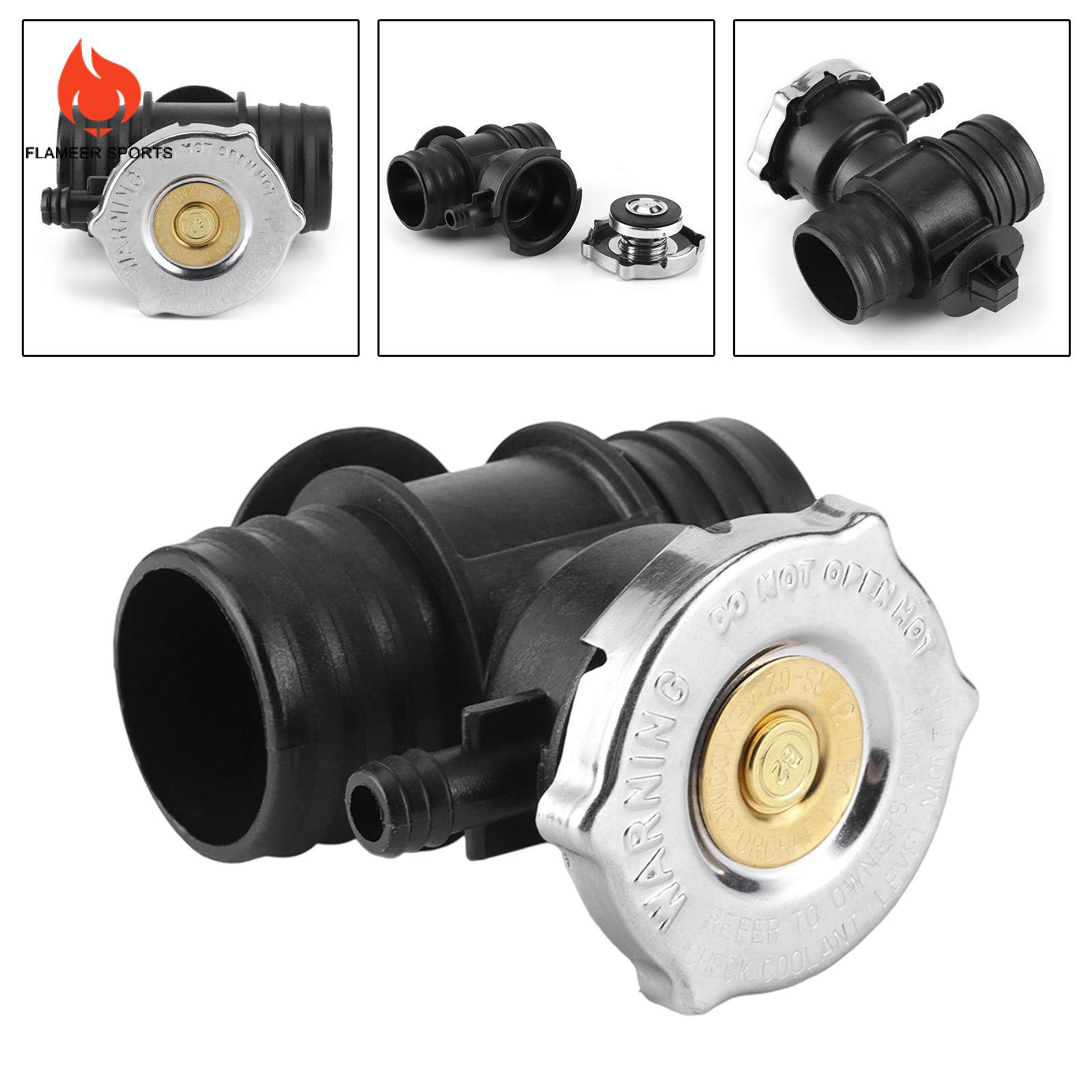 Flameer tản nhiệt làm mát Cổ Phụ dễ dàng để cài đặt với nắp, Trọng lượng nhẹ, mạnh mẽ Phụ Kiện Xe Hơi thay thế cho 1993-2007