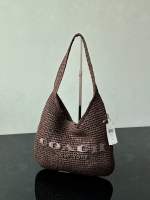 shoulder bags woman korean style Womens New Straw Shoulder Bag CAL97 Size: 30 × 6 × 27cm