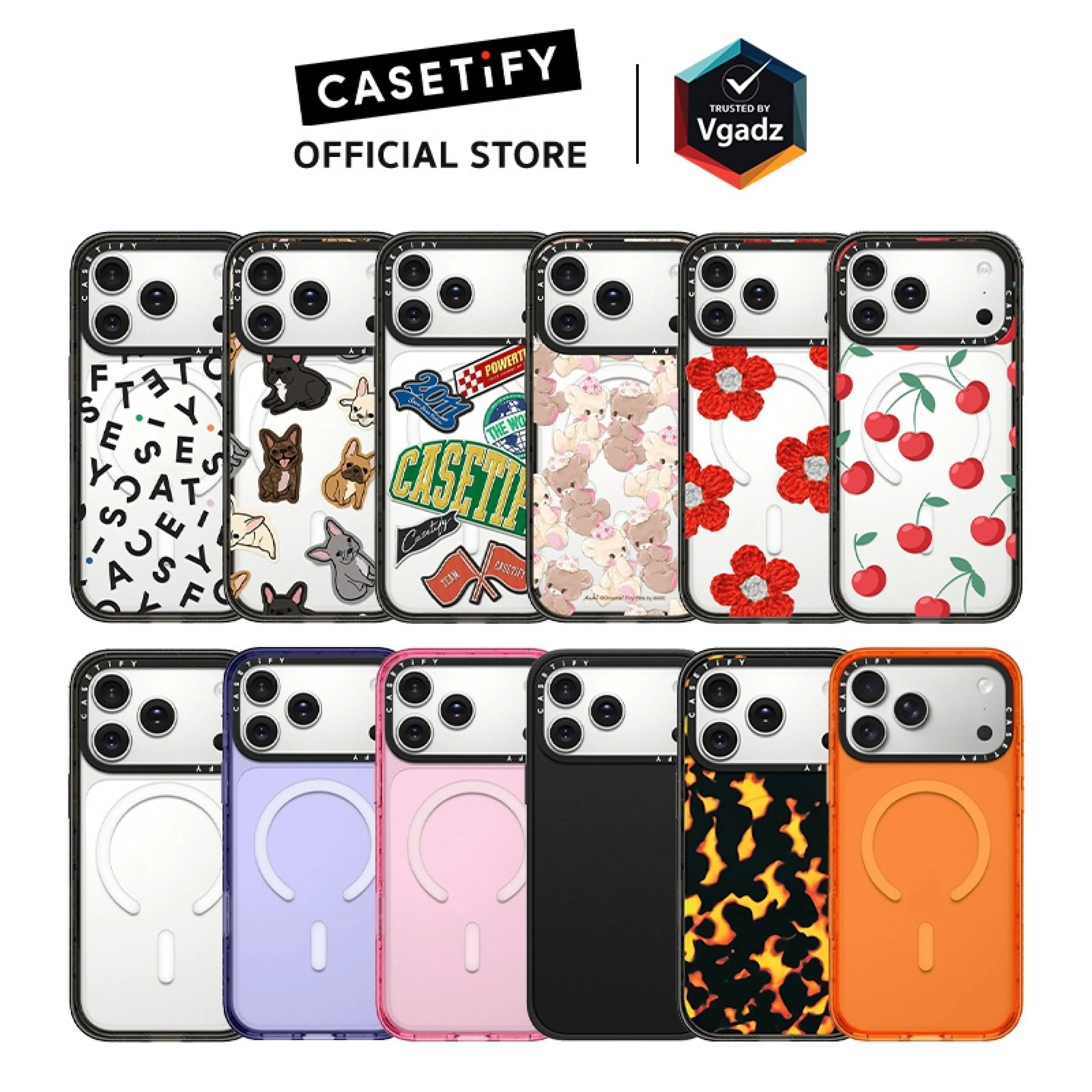 Casetify เคสสำหรับ iPhone Air / 17 Pro / 17 Pro Max รุ่น Impact Case (Magnetic)