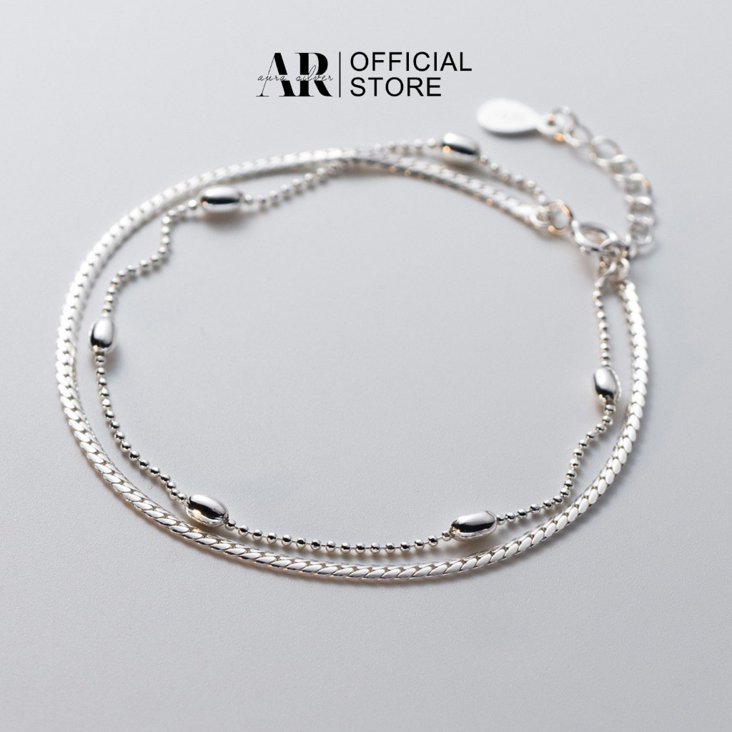 Vòng tay nữ bạc 925 lắc tay Kate-Aura Silver-LT28