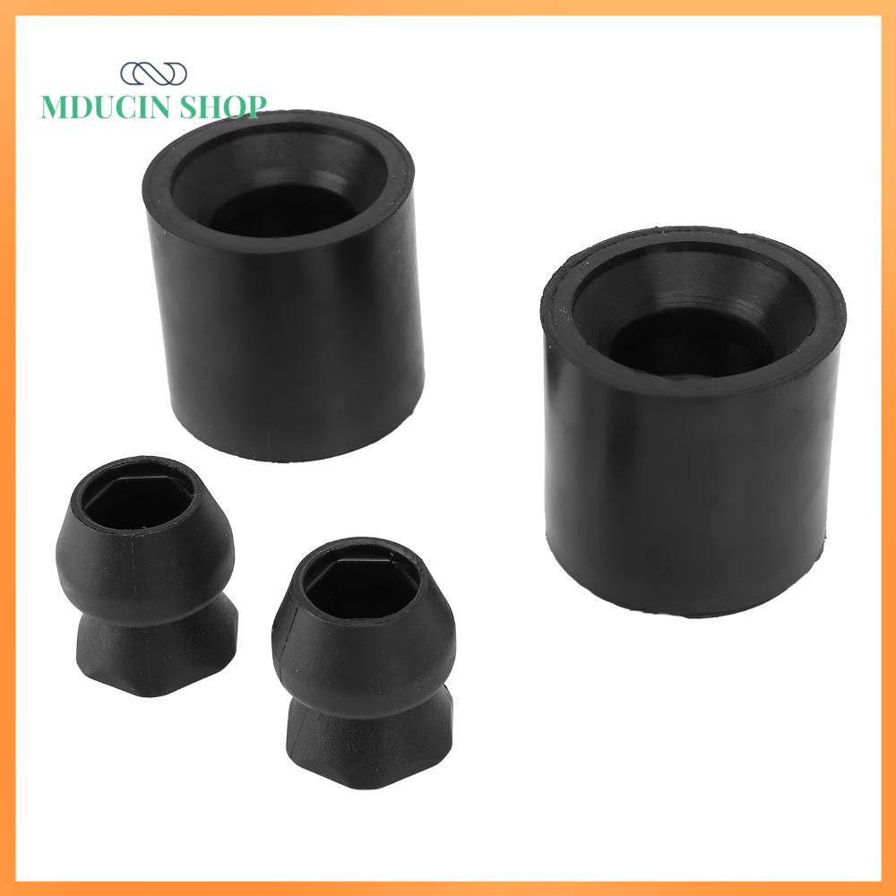 MDUCIN SHOP 2 Set Cao su Giá đỡ cửa xe Đen Bằng chứng biến dạng Giá đỡ cửa cao su Phù hợp phổ quát Bộ giữ cửa Xe RV