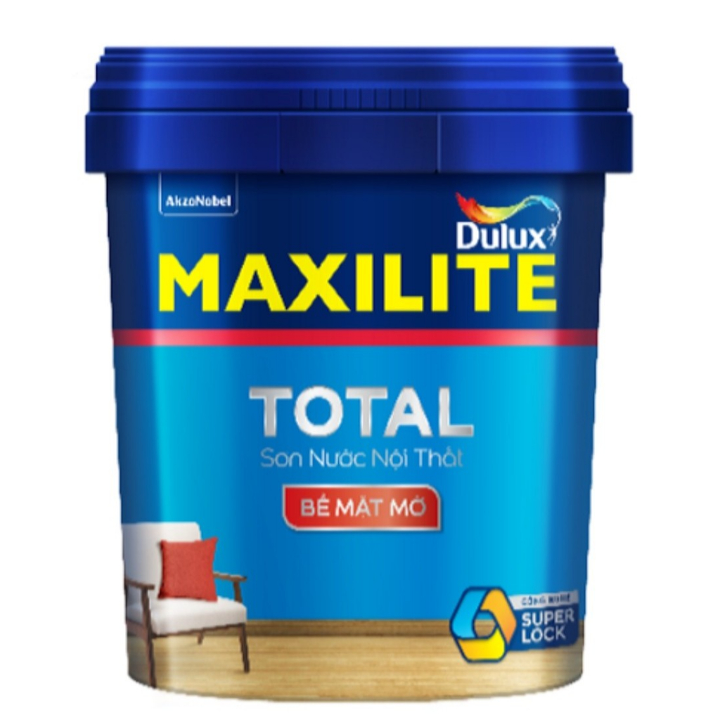 Sơn nước cao cấp Maxilite nội thất 7kg(5L) giá rẻ nhiều màu trang trí phòng phách, phòng ngủ sang trọng thay giấy dán tường