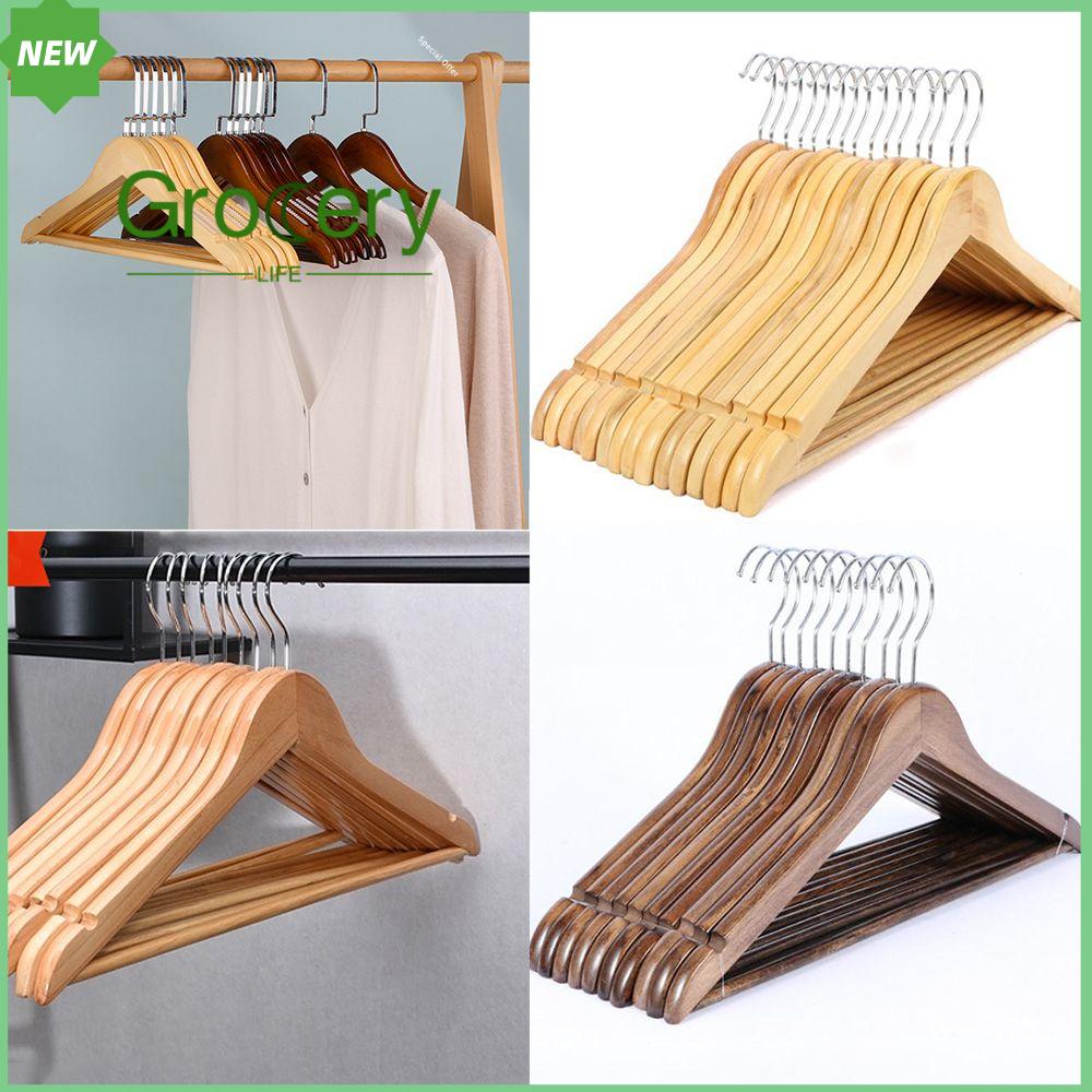 GROCERY LIFE Chống Trượt Đầm Áo sơ mi May mặc Thanh treo quần Móc áo Quần áo