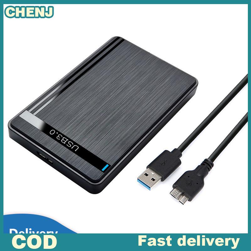 Chenj 2.5 Inch Ssd Hdd Sata Driver-Free Micro Type-C Usb3.0 External Mobile Hard Drive Powerful Office Game Storage Device ราคา 73 บาท*ส่งฟรี