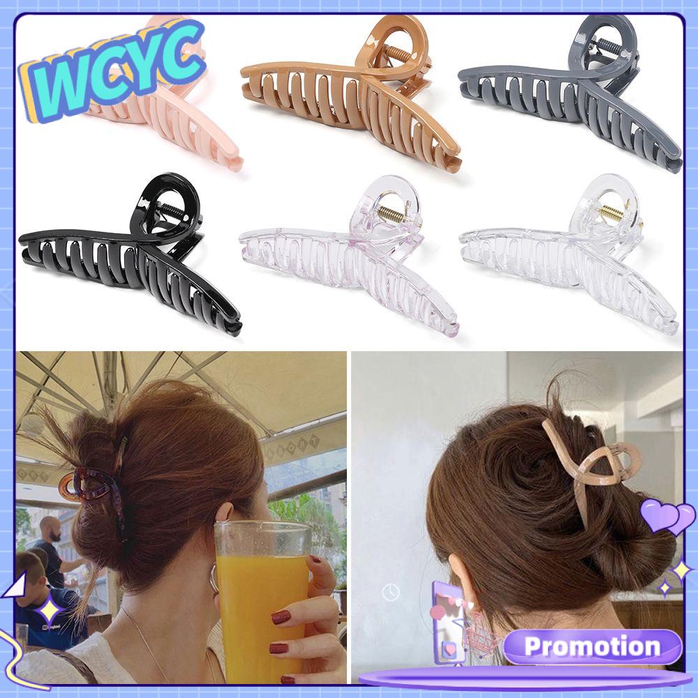 WCYC Tao nhã Kẹp tóc Giữ chặt Không trượt Jaw Grip Phụ kiện tạo kiểu Vuốt tóc Kẹp tóc
