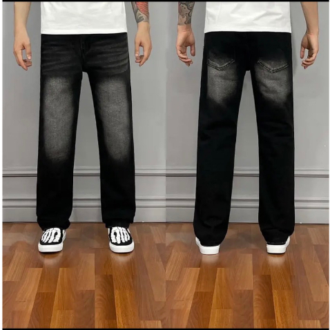 Quần Jean Loang Ống Đứng,Thời Trang Nam Chất Liệu Cotton Thô Sang Trọng(video+ảnh thật)