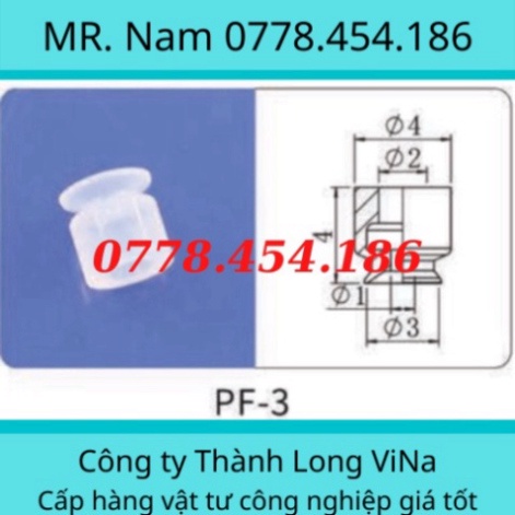 [Hàng sẵn, xuất VAT] Giác hút chân không PF-1.5/PF-2/PF-3.5/PF-5/PF-6/PF-8/PF-10/PF-15/PF-20/PF-25/PF-30/PF-35/PF-40/PF-