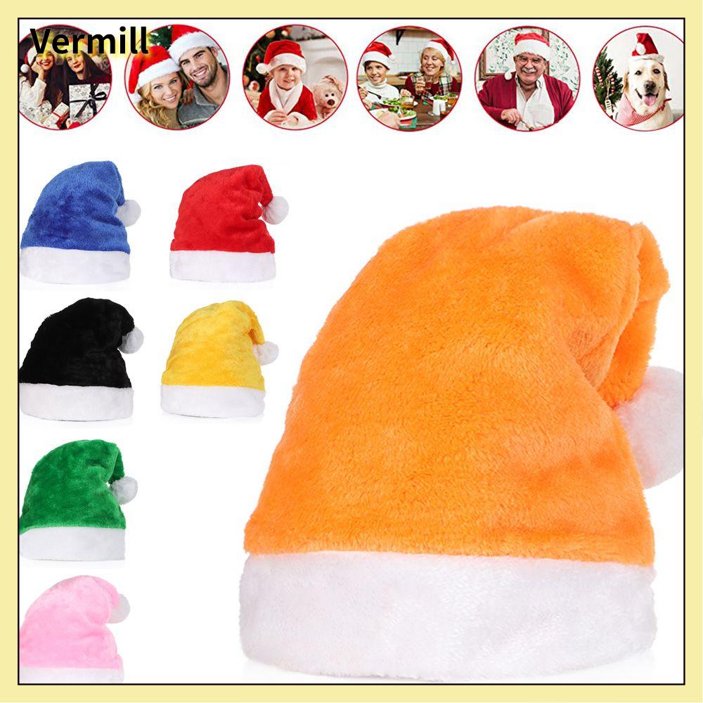 VERMILL Thoải mái Lễ hội Đồ dự tiệc Chúc mừng năm Mũ ông già Noel Mũ giáng sinh Giáng sinh vui vẻ
