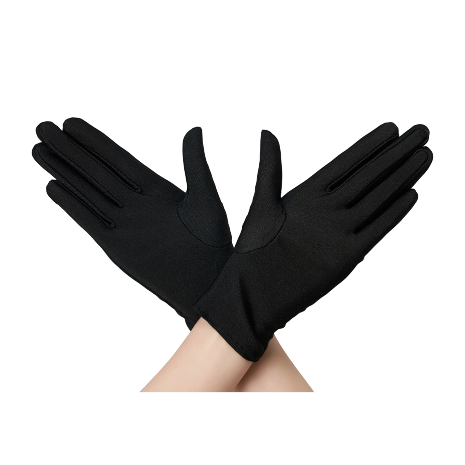 Gmbi vừa vặn thoải mái Găng Tay màu trơn Găng Tay 1 Cặp Unisex Chiều Dài Cổ Tay Co Giãn Spandex Găng Tay Găng Tay Cho Nam Giới Và Phụ Nữ-Chính Thức Găng tay ngắn Cho tiệc cưới Tiệc Tuxedo Trang Phục Bảo Vệ Sử Dụng