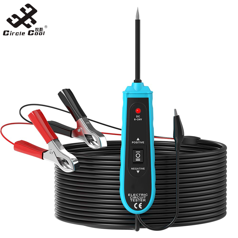 Vòng tròn mát mẻ mới! 6-24V DC xe Bộ kiểm thử điện em285 probe Scanner ánh sáng dùng để kiểm tra đa chức năng hệ thống điện Công cụ Chẩn Đoán