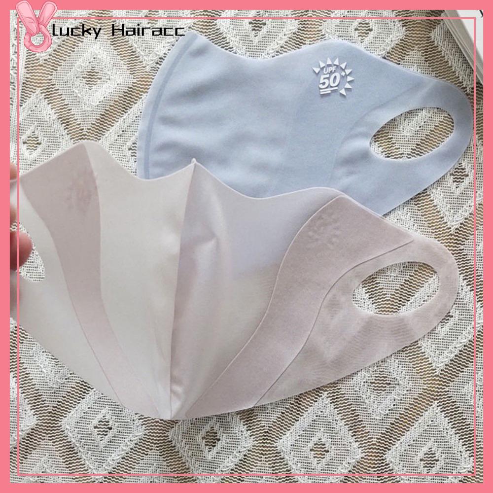 LUCKY HAIRACC Chống tia cực tím nạ lụa băng Không để lại dấu vết Thoáng khí nạ lái xe Siêu nạ chống nắng Đi chơi