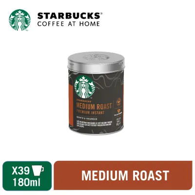 Starbucks Medium Roast Premium Instant Coffee Tin 90g [Expiry Dec 2022]