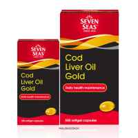 Seven Seas Cod Liver Oil Gold 500+ 100 Capsules