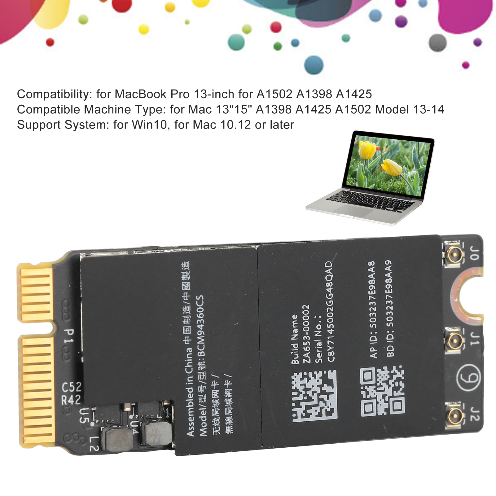 Bcm94360cs Card Wi-Fi cho Bluetooth 4.0 Gigabit các mạng không dây phụ kiện máy tính