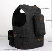 Special Forces Tactical Vest with Stab-Proof Backpack (Brand: )