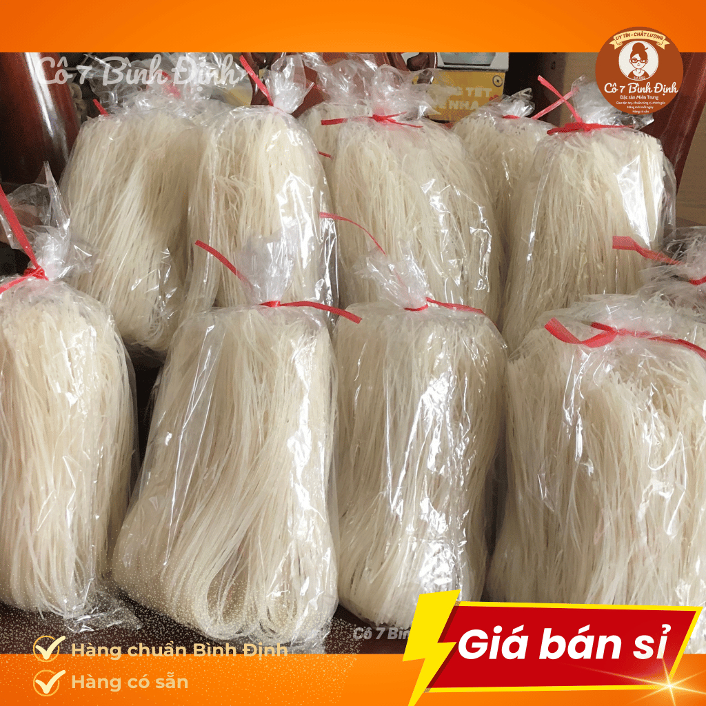 GIÁ SỈ 10 KÝ Bún Gạo Khô Bình Định [Bún gạo khô, Bún gạo luộc] - Đặc sản Bình Định