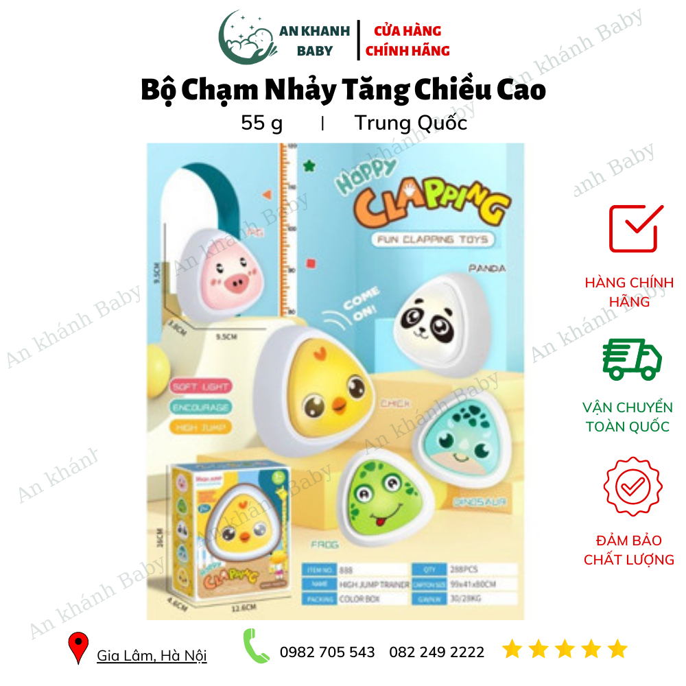 Bộ Chạm Nhảy Tăng Chiều Cao bản TIẾNG ANH Giọng Nói Cảm Biến Phát Sáng