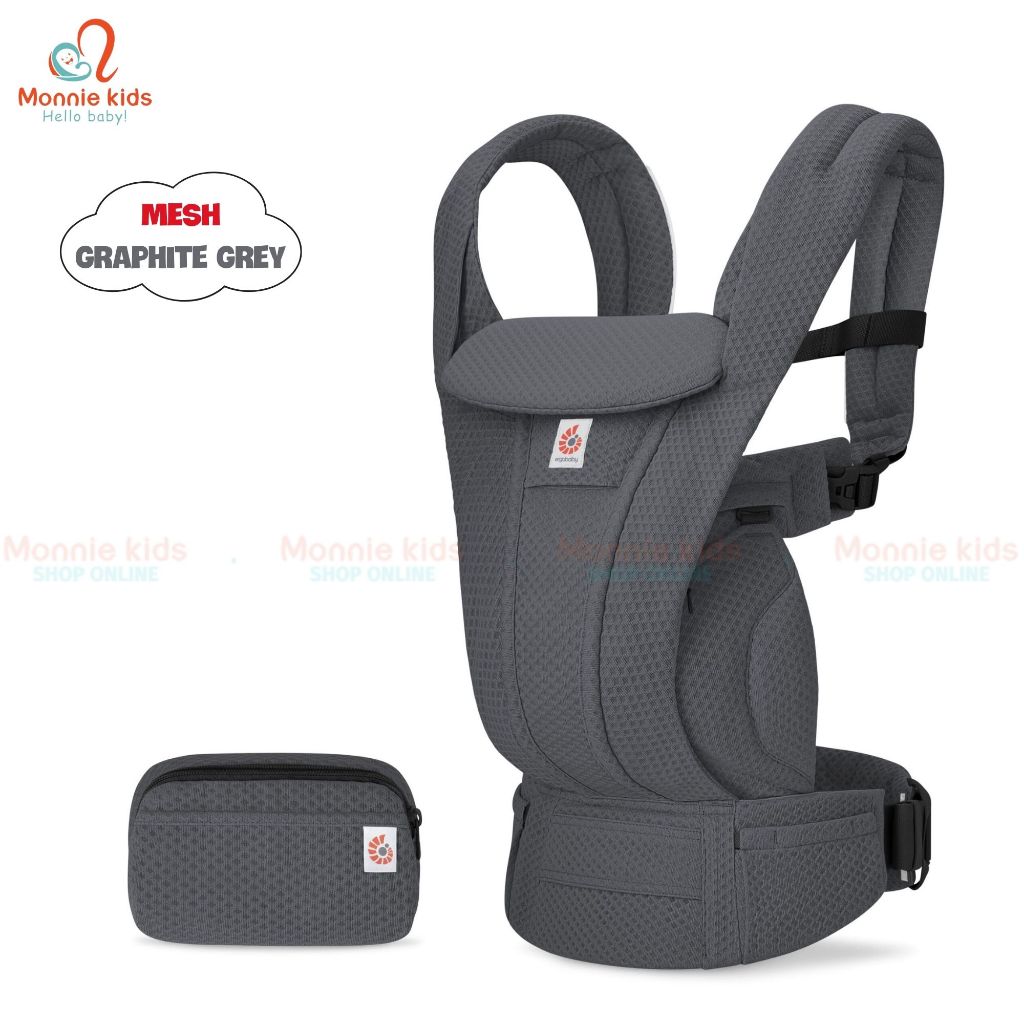 Địu trợ lực Ergobaby Omni Deluxe 4 tư thế cho bé sơ sinh đai địu trẻ em an toàn - Monnie Kids