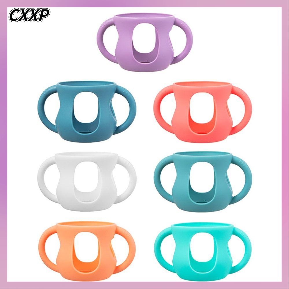 CXXP có tay cầm Ống tay silicone Chống vỡ Dễ cầm nắm Bao tay bảo vệ MỚI 120/240ml Ống tay bình sữa cho bé Đồ dùng cho trẻ sơ sinh