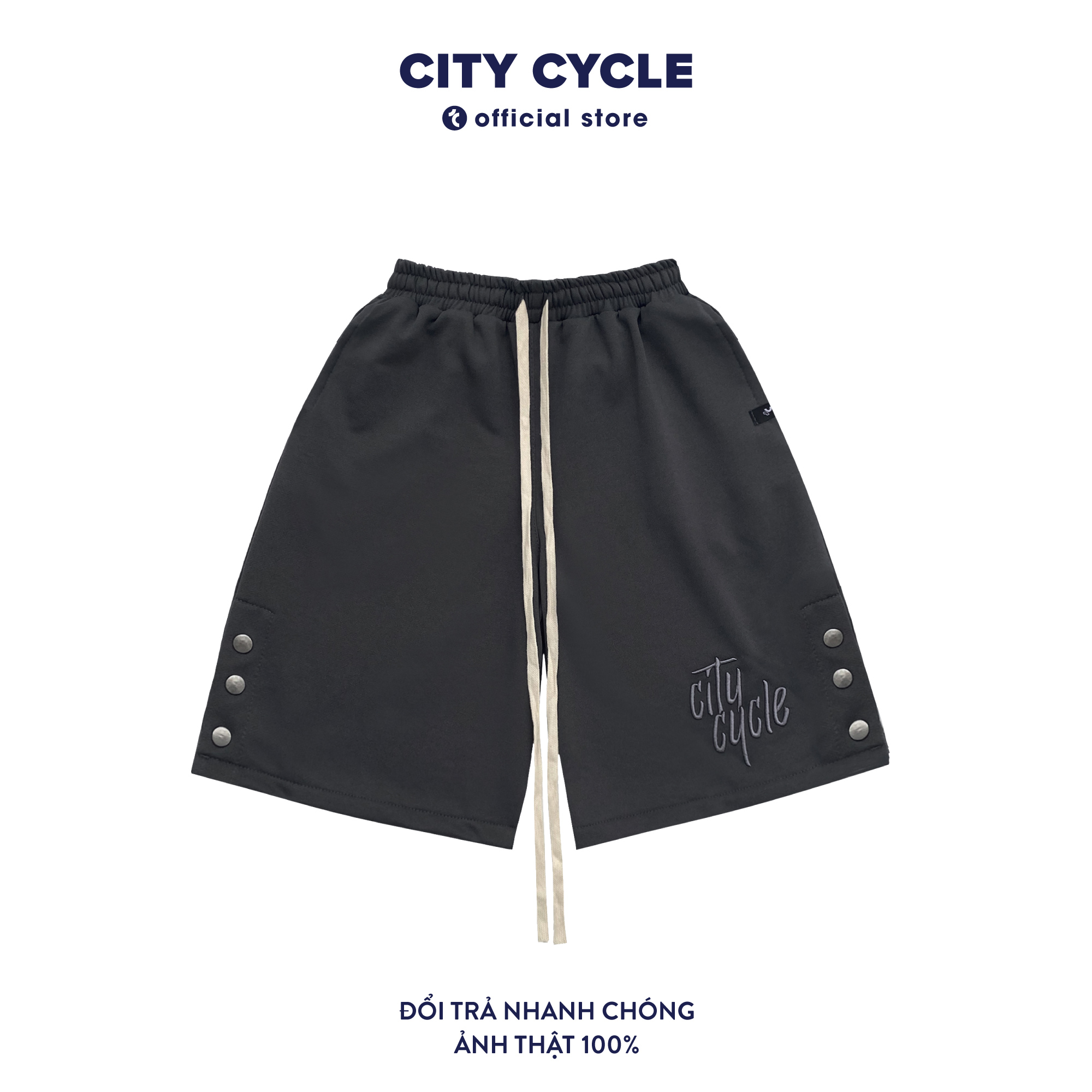 Quần short nam nữ Symbol City Cycle