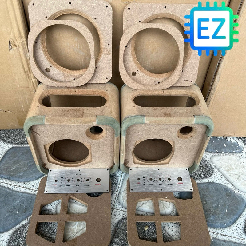 Thùng loa, box loa, vỏ loa thô cho combo mono Boombox 2, sonos 4 inch kèm control