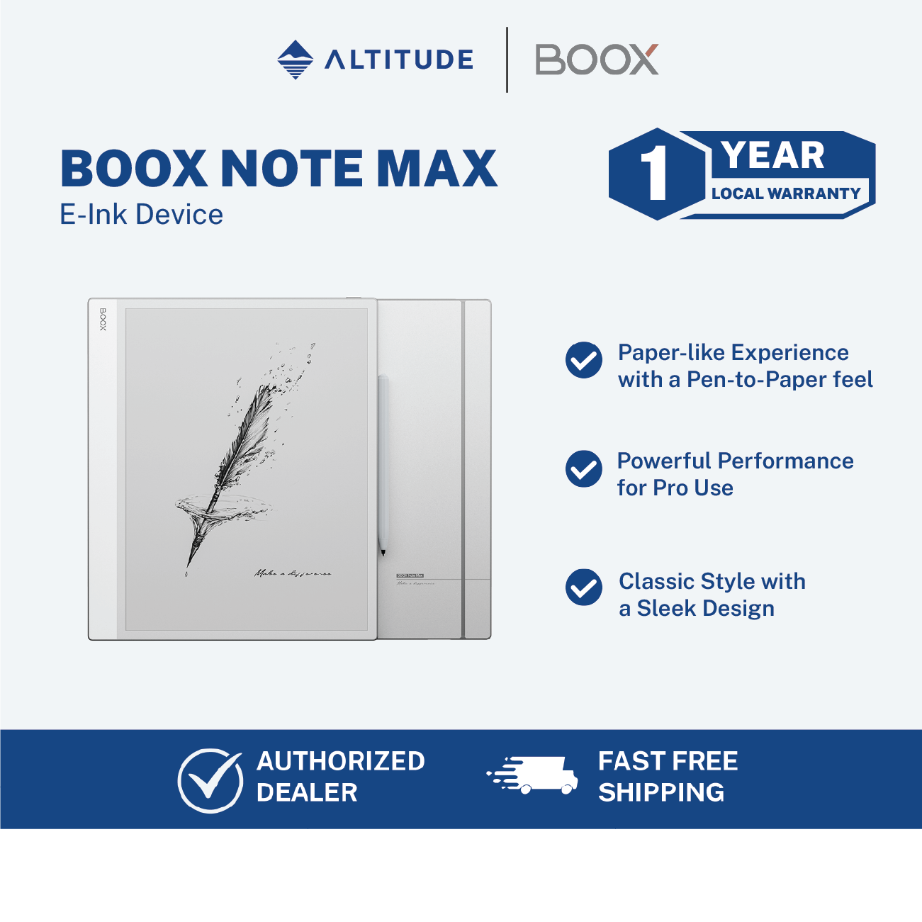 BOOX Note Max E-ink Device Tablet Presyo 44,299 Piso*Libreng Shipping