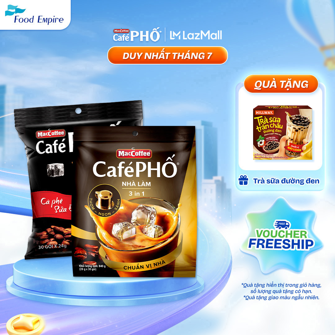 Combo 2 Túi Cà phê MacCoffee Phố Sữa Đá  Phố Nhà Làm