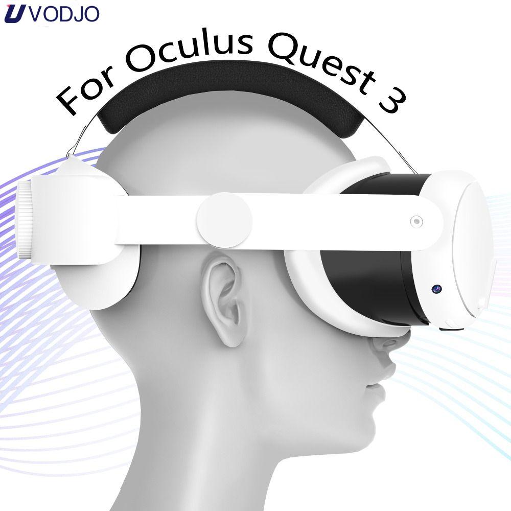 UVODJO Lighttight Bọc tai nghe VR Đệm bọc tai nghe VR Chống Mồ Hôi Khung bọc Tấm chắn thay thế Silicone Thảm bảo vệ Cho Meta Quest 3 Phổ thông