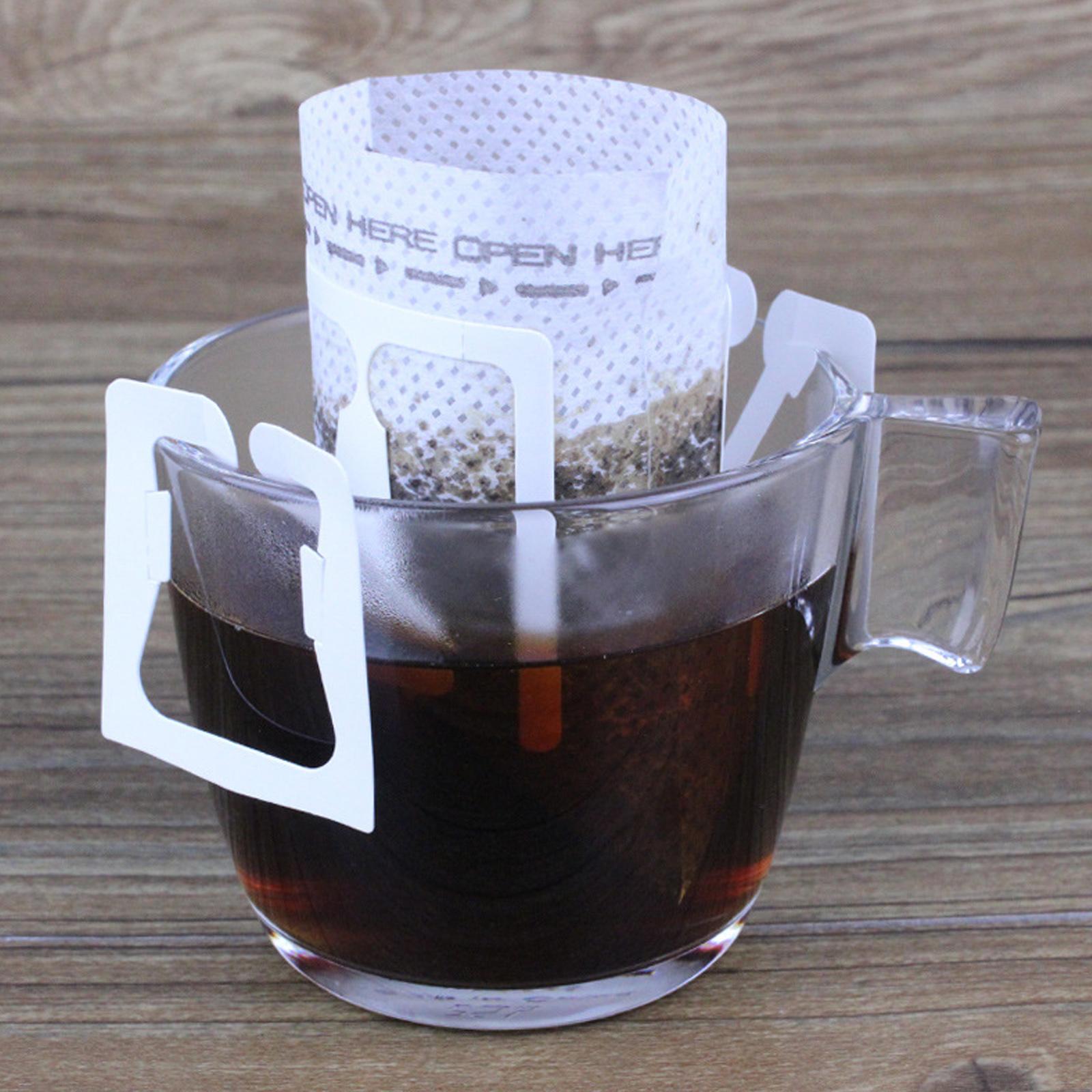 50pcs Coffee Filter Paper Bags Disposable Drip Coffee Portafilter Coffee Accessories Hanging Ear Tea Tool Espresso Bag N5Q0