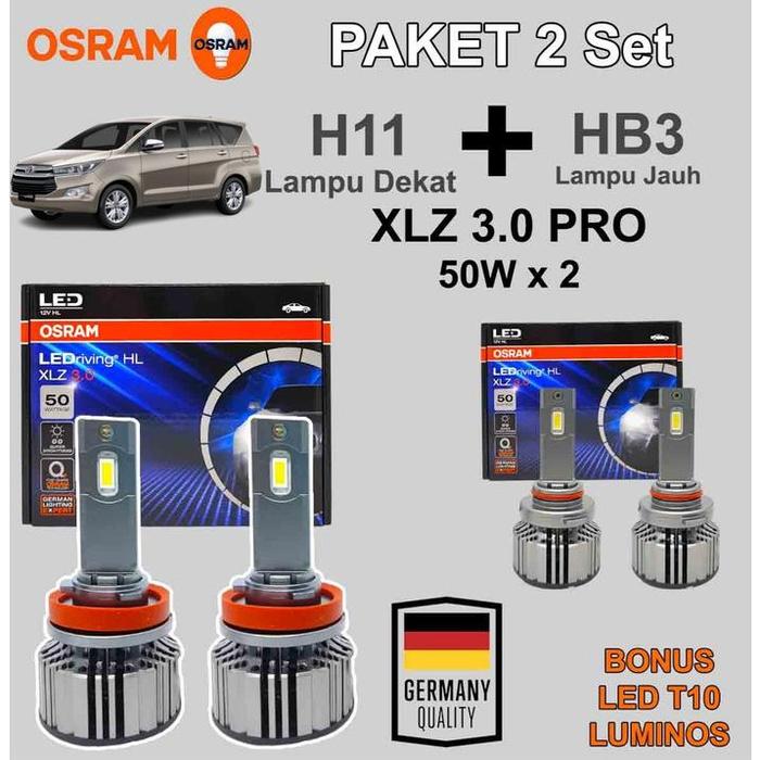 PAKET 2 SET LAMPU LED INNOVA REBORN OSRAM XLZ LAMPU DEKAT+LAMPU JAUH - SWARSA STORE Giá 1,702,000 Đồng*Miễn phí vận chuyển
