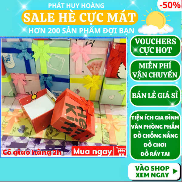 Paper box packing gift good price, set box container paper gift many motifs, box package gift rectangular, square, birthday gift box cute, box container paper gift, accessories, Phát Huy Hoàng