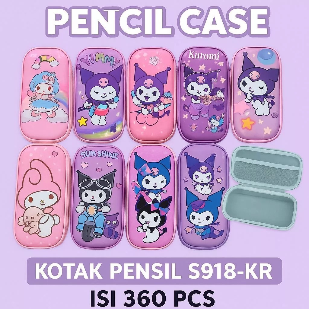 BELLA | TEMPAT KOTAK PENSIL 3D ANAK SEKOLAH KARAKTER PEN PENCIL CASE 3D TIMBUL BAHAN EVA ANTI AIR BOY GIRL