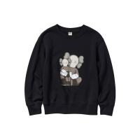 UNIQLO x KAWS SS23 Sweatshirt Unisex Black 467773-09