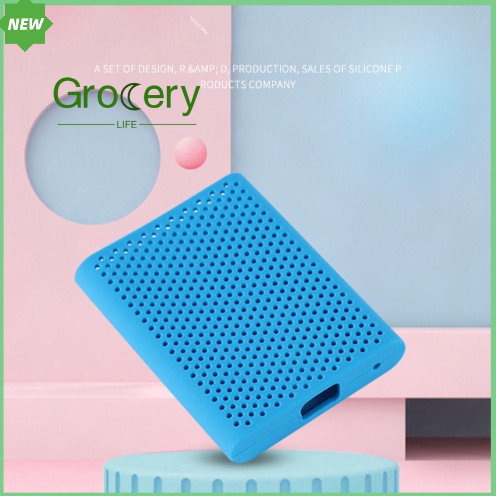 GROCERY LIFE Silica gel Ống bọc ổ cứng Chống rơi Thoáng khí Ốp bảo vệ silicon Di động Nhiều màu Hộp đựng ổ cứng Cho Samsung T5 SSD
