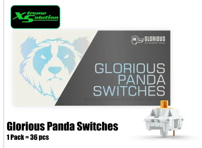 PC Glorious Panda Mechanical Switches (Tactile Switches)(1 Pack = 36 pcs) Lubed & Unlubed Available Now !!