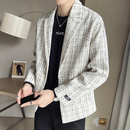 Halloween Áo Khoác Vest Kẻ Sọc Caro Phong Cách Hàn Quốc Mới Mùa Thu 2023 Cho Nam Christmas