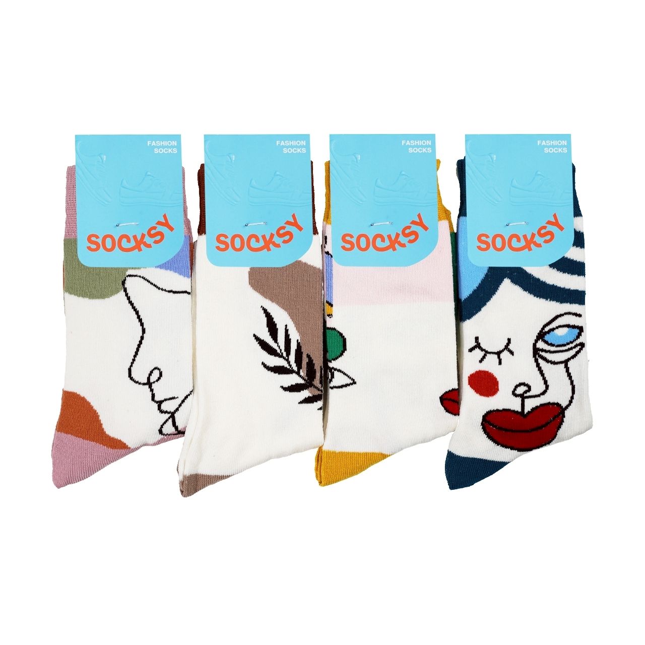 Socksy Fashion Socks, Model Lb-0010, Assorted Colors (Pack of 4 Pairs / Pack of 12 Pairs) ราคา 180 บาท*ส่งฟรี